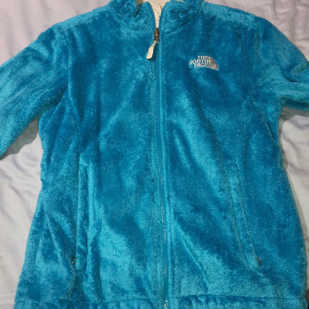 North face light blue jacket